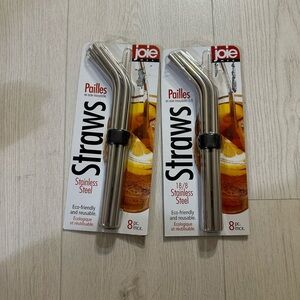 New stainless steel straws 2 pack
#72